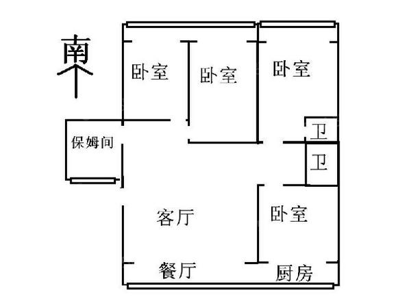 太原我爱我家太航 · 亲贤北街太航小区 · 4室 · 2厅