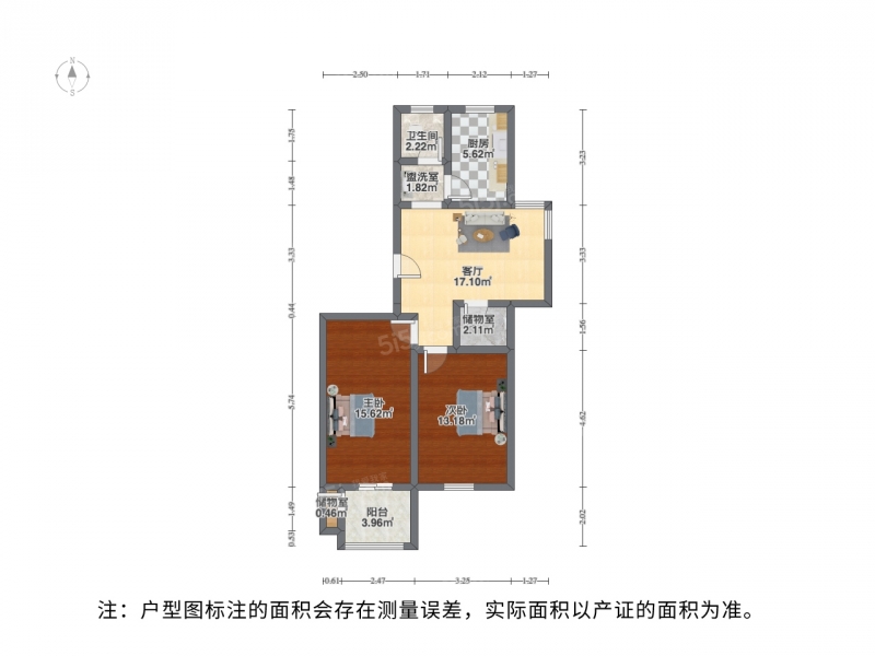 苏州我爱我家葑门 · 觅渡里 · 2室 · 1厅