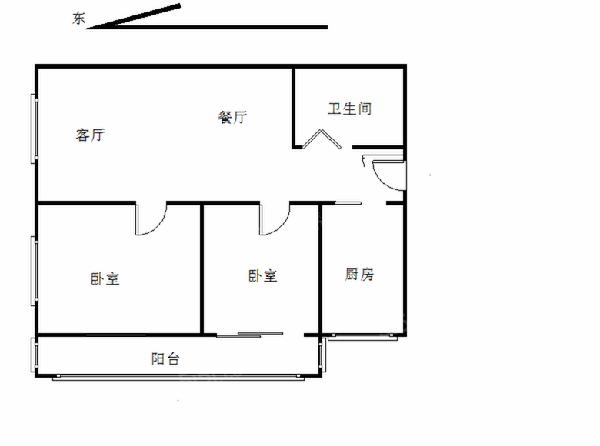 南京我爱我家新街口 · 融寓 · 2室 · 1厅