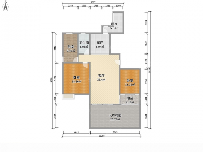 太原我爱我家滨河路 汾河边 中间楼层 南北通透 明卫 小区中心位置