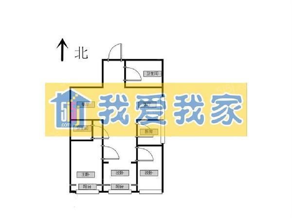 小店 滨东花园 平阳路天鑫花园 3室2厅 精装修 户型方正