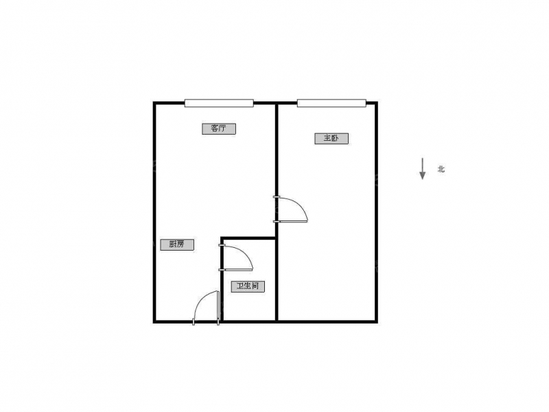 整租·新港街道·新风里·1室·1厅