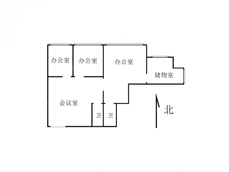 南京我爱我家丹凤街 · 华利国际大厦 · 3室 · 1厅