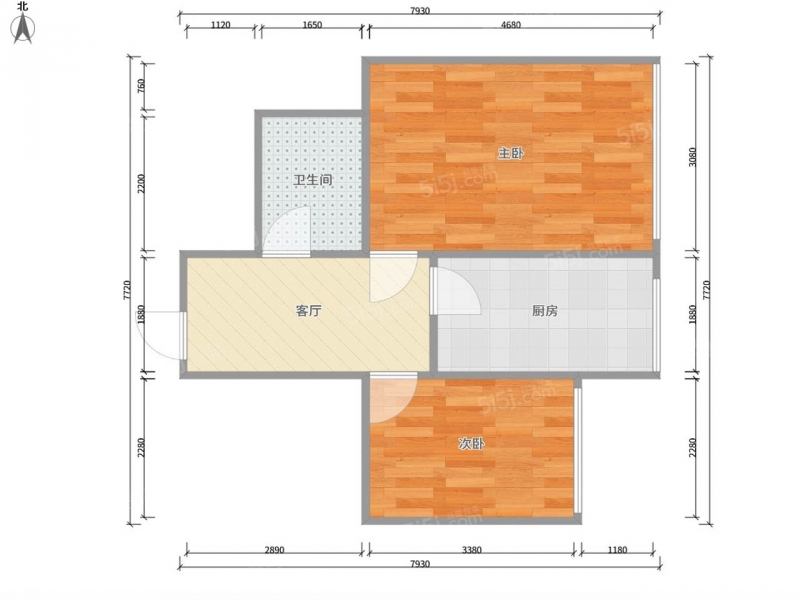 太原我爱我家平阳景苑 · 长风桥东长风小区 · 2室 · 1厅