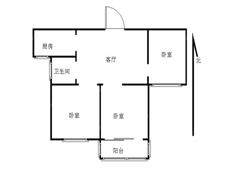 南京我爱我家卸甲甸 · 阿尔卡迪亚（C区，E区，F区） · 3室 · 1厅