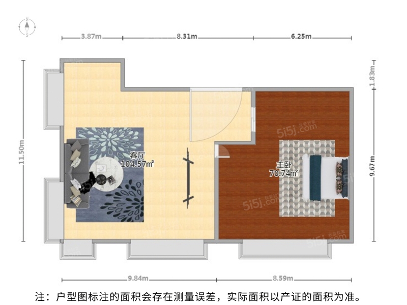 苏州我爱我家合景峰汇  写字楼 朝南 楼层采光好，出门双轻轨，周边配套全