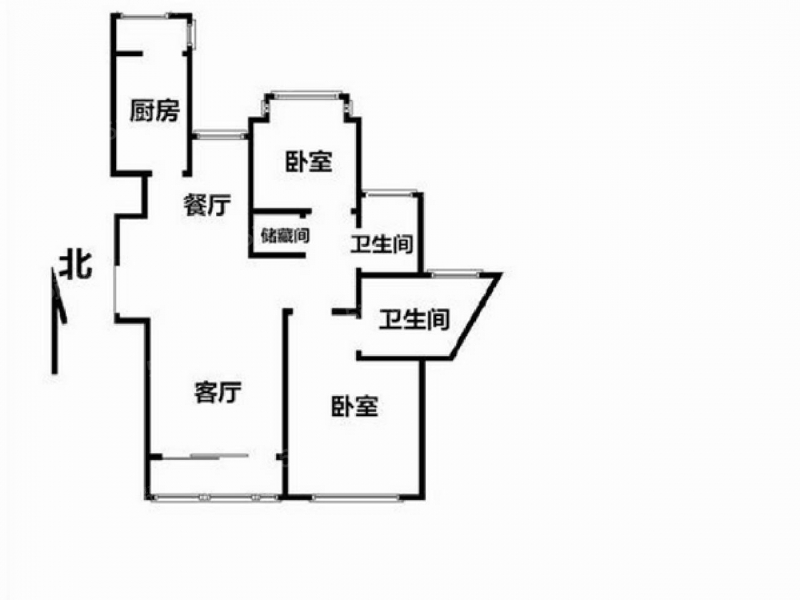 南京我爱我家热河南路 · 世茂滨江新城 · 2室 · 2厅