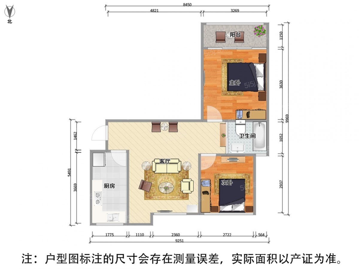 东璟家园新出两户型方正