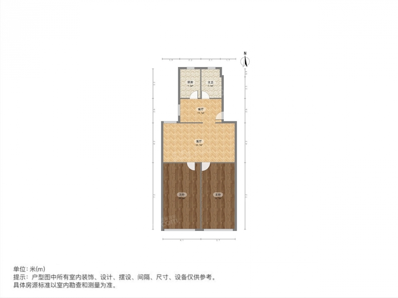 彭浦 · 海通公寓 · 3室 · 2厅
