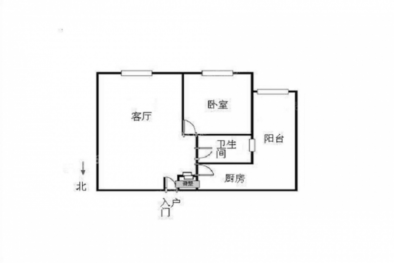 天津我爱我家中北镇 · 御景园 · 2室 · 1厅