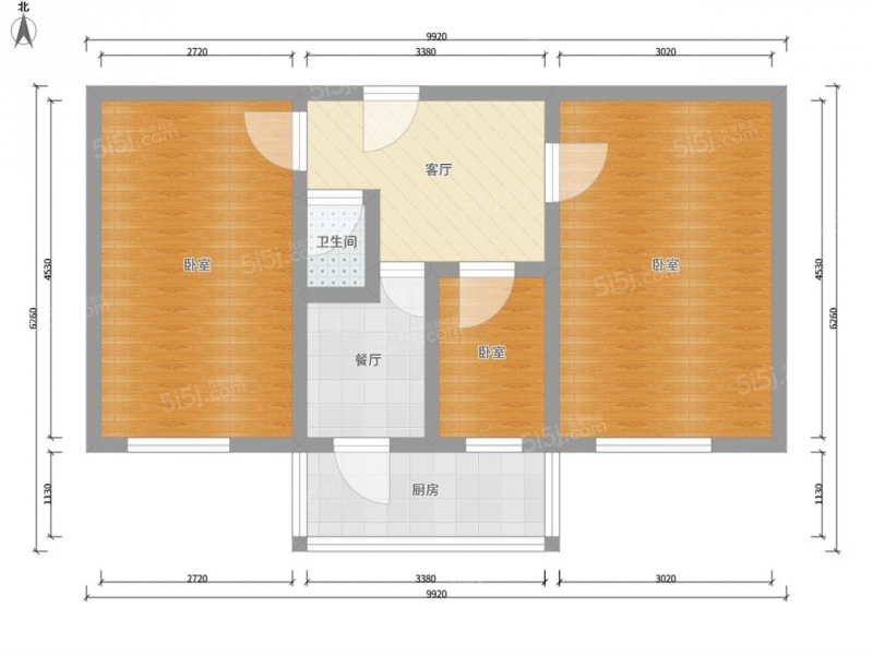 太原我爱我家亲贤北街太航小区 · 2室 · 1厅