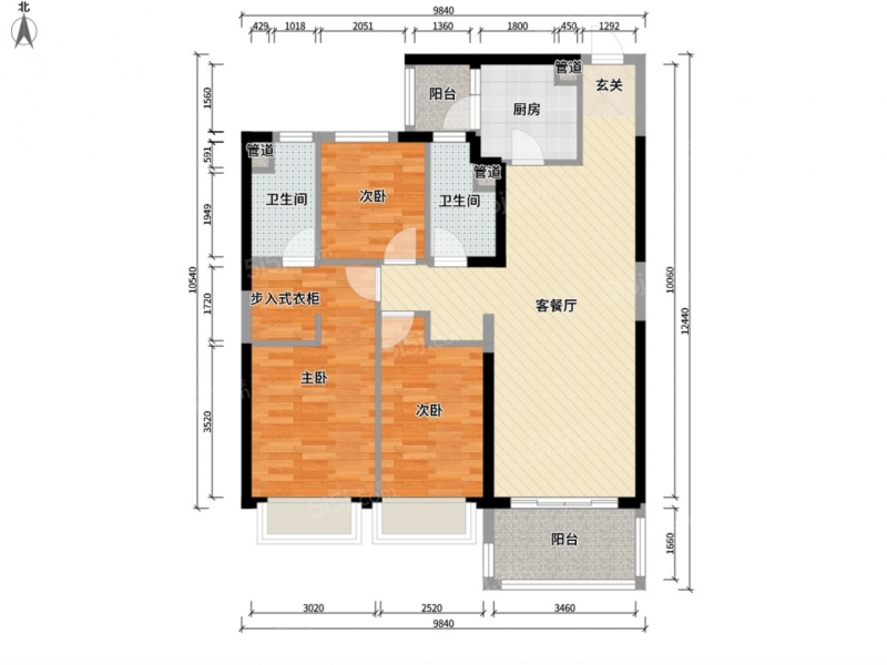 太原我爱我家滨河东路 龙城北街 恒大江湾 精装大三居