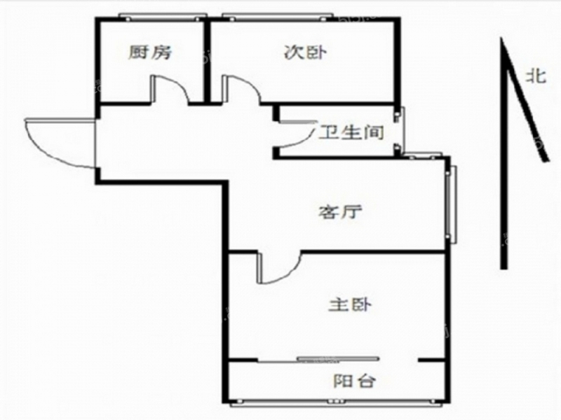 南京我爱我家尧化门 · 尧辰景园 · 2室 · 1厅