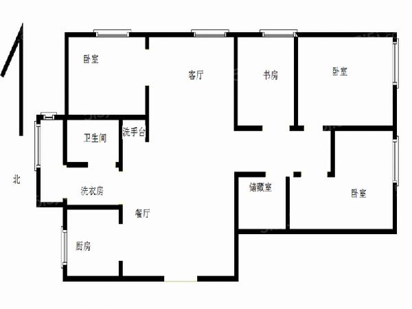 玄武英郡4室2厅户型图