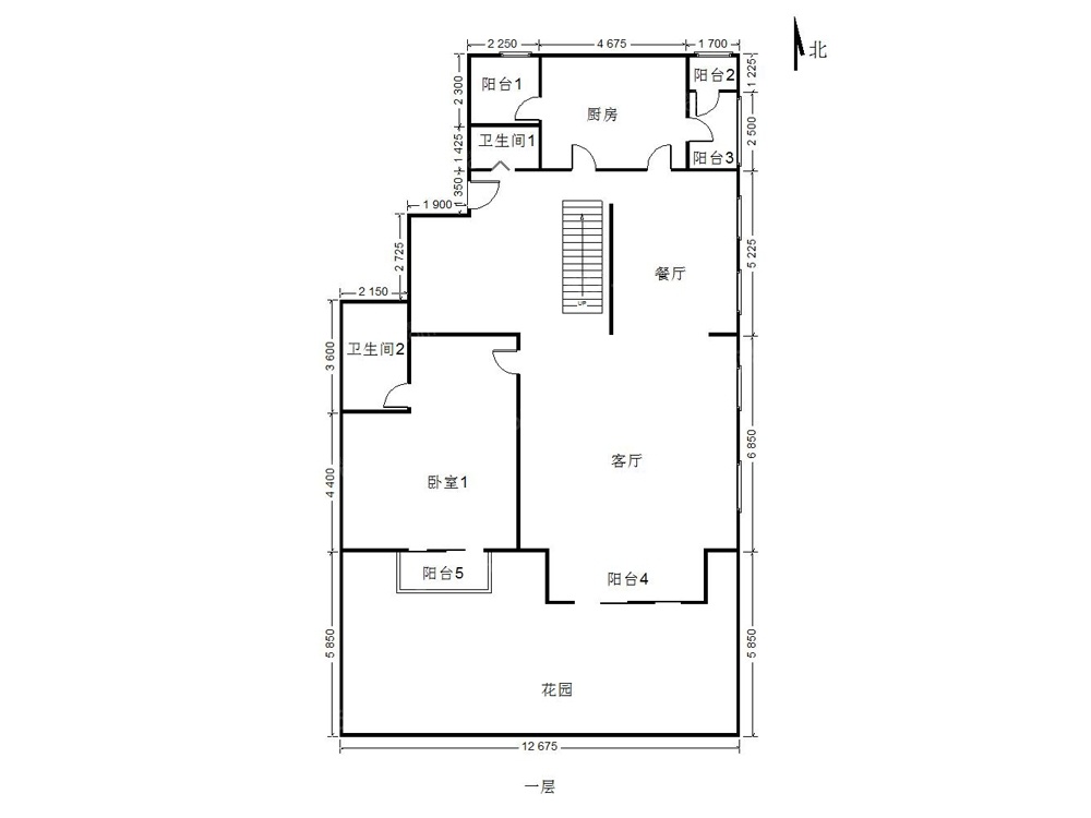 朱雀门4室2厅户型图